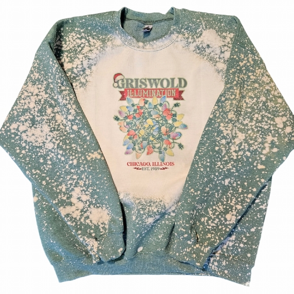 Custom Bleach Dyed Sweatshirt - Picture 5 of 14